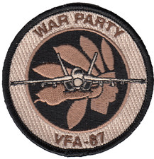 VFA-87 WAR PARTY DESERT SHOULDER PATCH