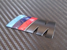 BMW M Sportmad Black Metal Round Small Size Emblem
