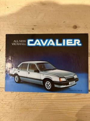 Vauxhall Cavalier Range Prospekt 1981-82 Ed 1 UK Markt selten Vintage Broschüre