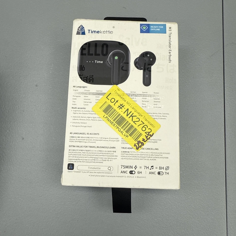 Timekettle M3 Language Translator Earbuds, Two-Way Translator Offline Version - Image 2 of 2