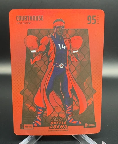2025 Bo Jackson Battle Arena `Courthouse` Courtlland Sutton Red Battlefoil