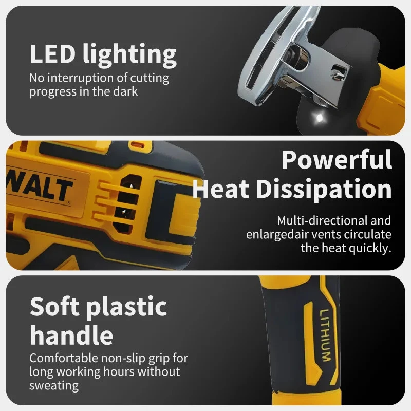 Dewalt 3999W Cordless Electric Reciprocating Saw 20V Brushless Electric Saw... - Image 4 of 4