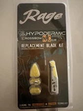 Rage Replacement Blades Kit for 100/125gr Hypodermic NC Broadheads - R38205