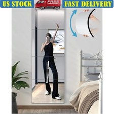 Acrylic Full Length Mirror Shatterproof Wall Mirror Easy Installation Gym Mirror