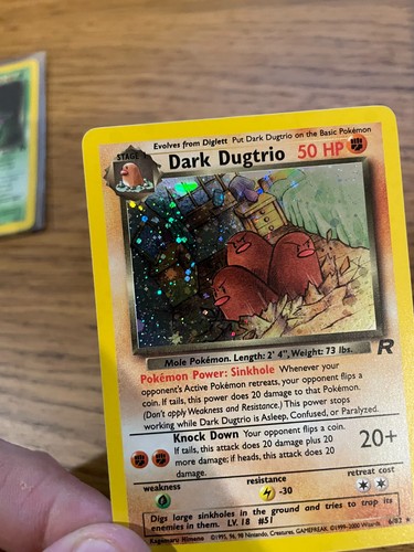Tarjeta Pokémon Dark Dugtrio (6/82) Holo Team Rocket! ¡P&P rápido y gratis! - Imagen 24 de 56