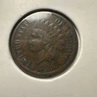 1881 Indian Head Cent Good- Very Good Average Circulated Condition Copper Penny