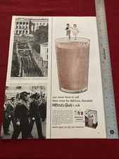 Nestle’s Quik Chocolate Milk Mix 1959 Print Ad