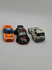 3 Car Lot - Stock Car - Race Car, Old Semi Truck