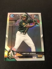 2018 Bowman Draft Chrome Refractor Jameson Hannah #BDC-160