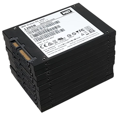 10 x Western Digital WD Green WDS120G1G0A 120GB Sata 2.5" SSD 90-99% Health