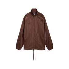 PUMA Guizio X T7 Full Zip Track Jacket Womens Brown Casual Athletic Outerwear 63