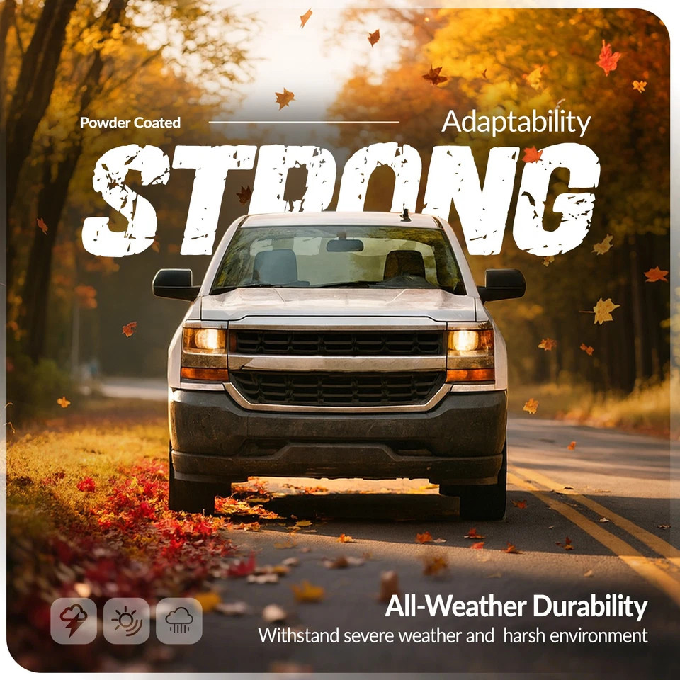 Barra frontal de cubierta de parachoques para Chevrolet Silverado 1500/1500 LD 2016-2019 2018 Foto 2 de 4