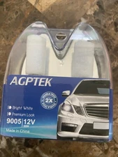 AGPTEK Bright White Premium Look 9005/12v 60W auto bulb