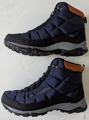 Columbia Firecamp 200g Insulation  Waterproof  man blue boots  sz 12 Brand New