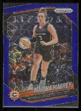 Marina Mabrey 2025 Panini Prizm WNBA #18 Blue Velocity Prizms Connecticut Sun