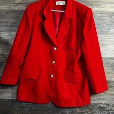 Norton McNaughton Vibrant Red Blazer