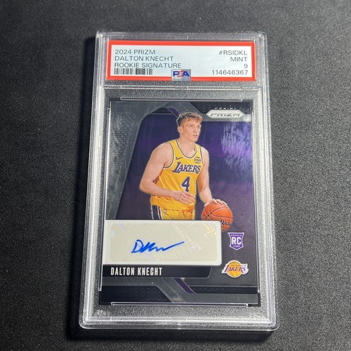 DALTON KNECHT Rookie Auto Signature PSA 9 2024-25 Panini Prizm Basketball RSIDKL