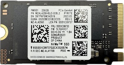 Samsung PM9B1 256GB M.2 NVMe SSD PCIe 4.0 x4 2242 PC Laptop Notebook Festplatte