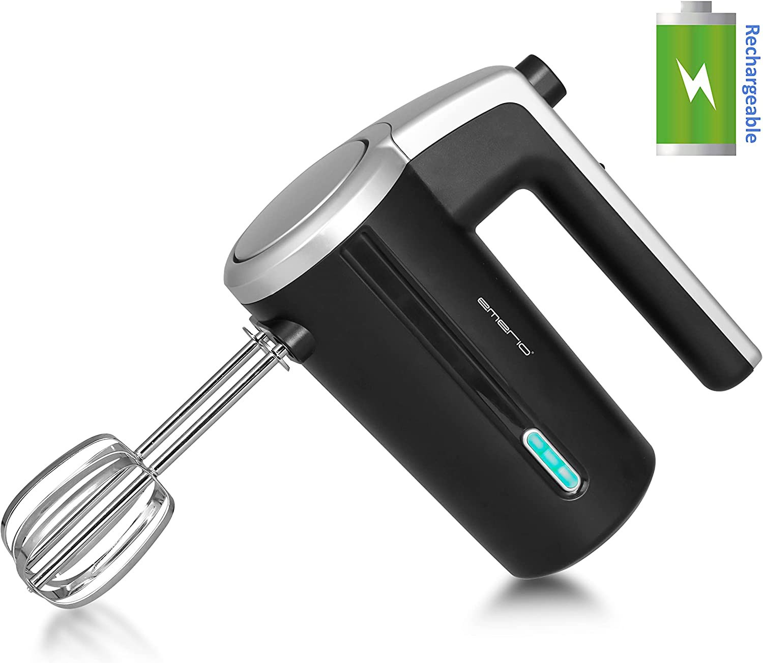 Emerio HM-126681.1, Handmixer, Schwarz, Mixen, 80 W, 5 h, 7.4 V - Bild 2