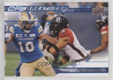 2023 Upper Deck CFL CFL Greatness Blue 91/299 Nic Demski #CG-ND 2b2
