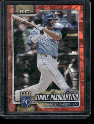 2026 Topps Vinnie Pasquantino #223 Orange Diamante Foil 12/25 Royals