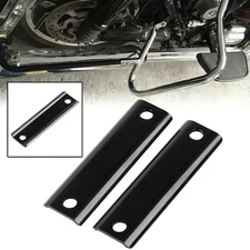 Motor Black Muffler Hanger Bracket Set For Harley Electra Road Glide Ultra FLTRU