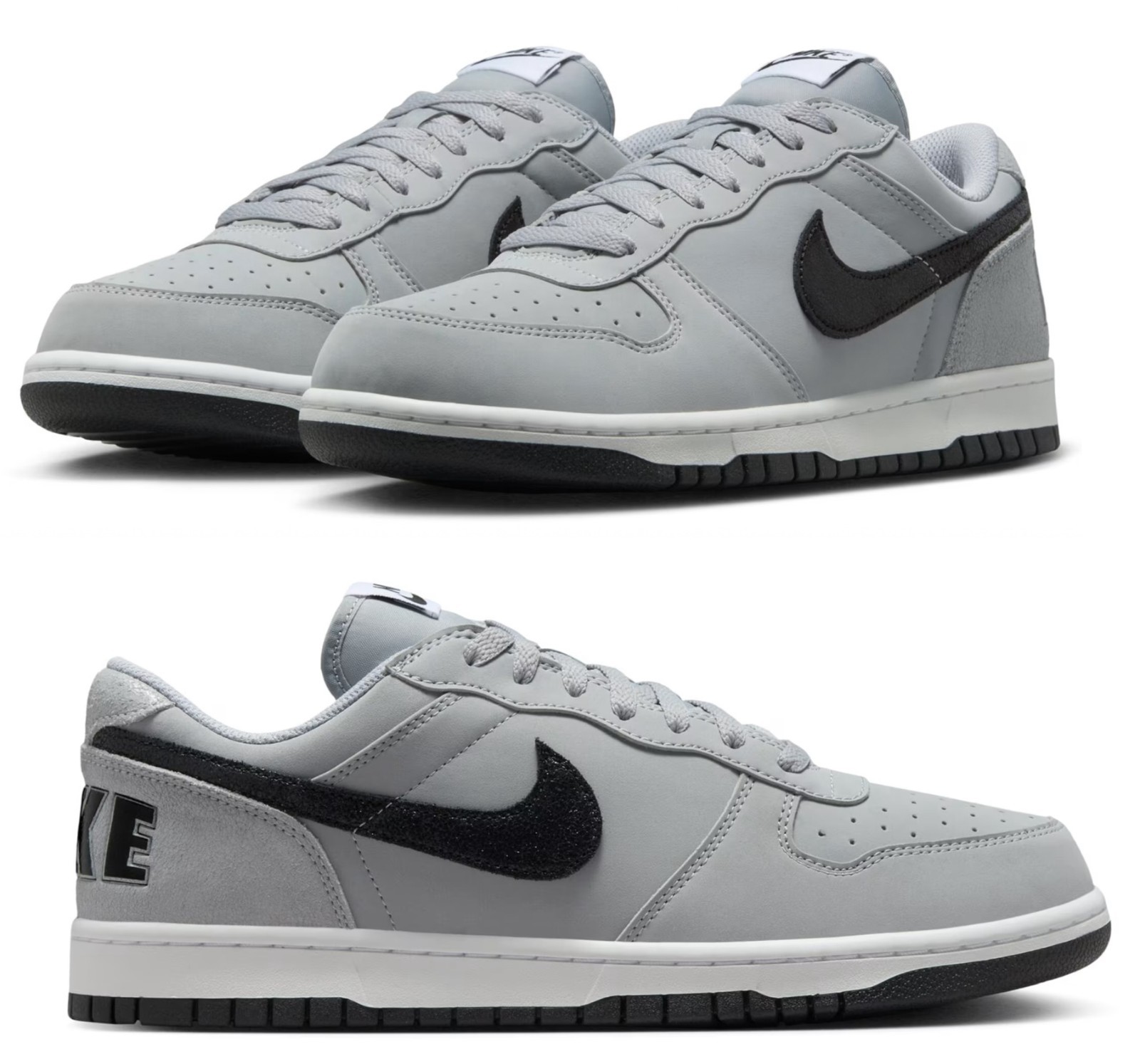 New NIKE Classic Athletic Sneakers Low Top casual shoes  Mens gray all sizes thumbnail 2