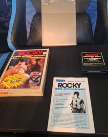 Rocky with Box, Manual, No overlays, for the Colecovision, working