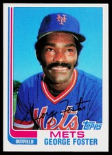 1982 Topps Traded SET-BREAK #36T George Foster EX or Better, (HUCK'S)