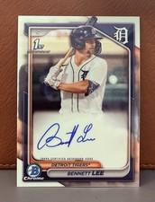 2024 Bowman Chrome - Prospect Auto Bennett Lee 1st Bowman #CPA-BL (AU, RC)