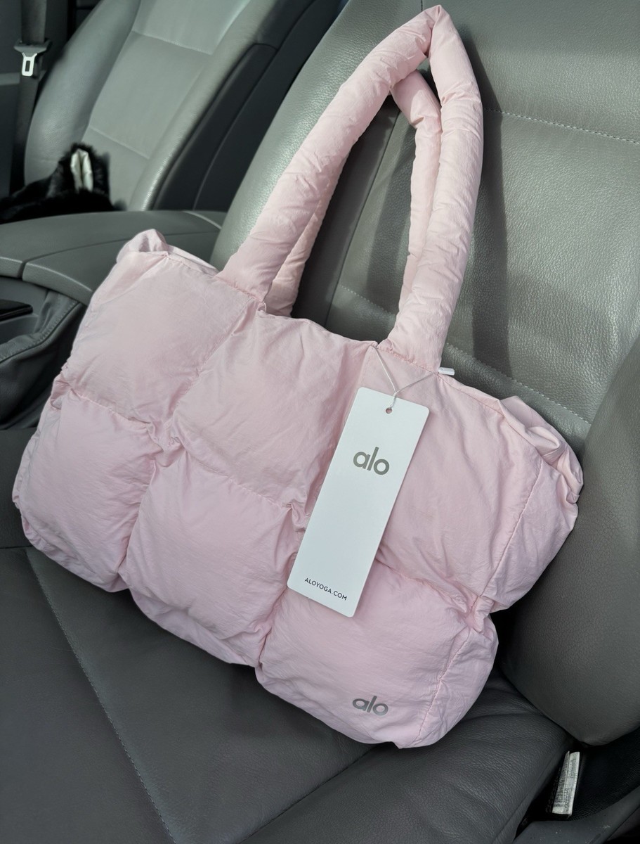 NWT Alo Yoga Pink Puffer Tote Bag, $115.00