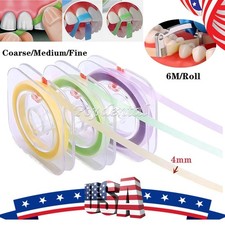 Dental Polishing Strips Composite Sanding Finishing Abrasive Strips 6m/roll