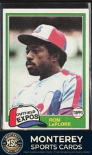 Ron LeFlore 1981 Topps #710 Montreal Expos