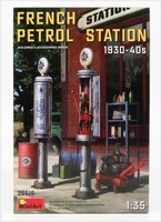 Miniart 35616 ZubehöR - FranzöSische Tankstelle - 1/35
