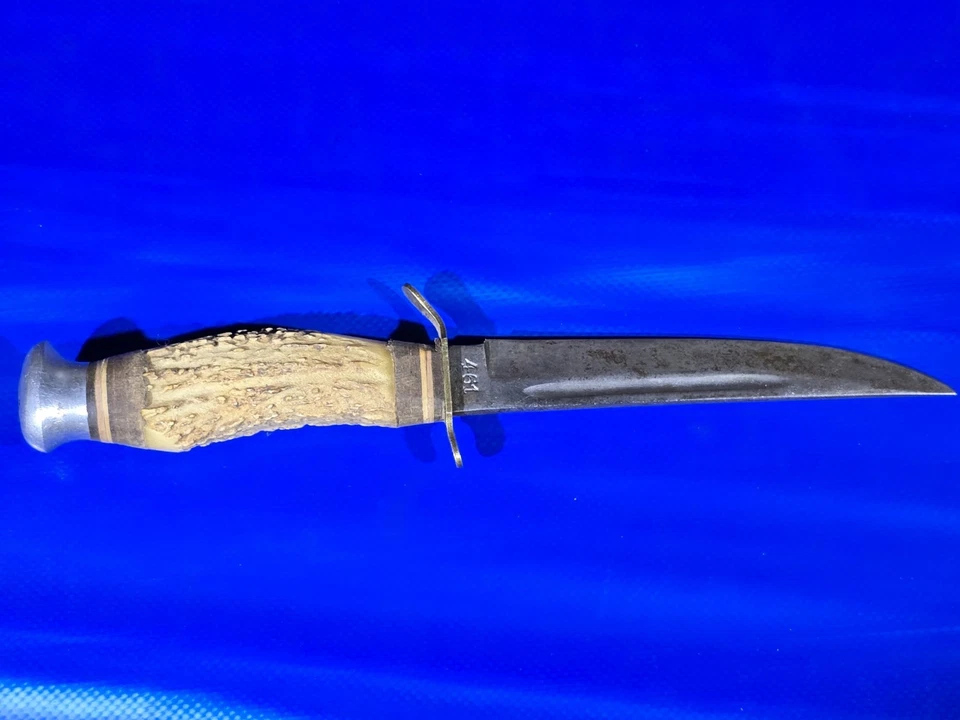 Faca de caça Edge Brand 461 cabo de veado Solingen Alemanha - Imagem 3 de 4