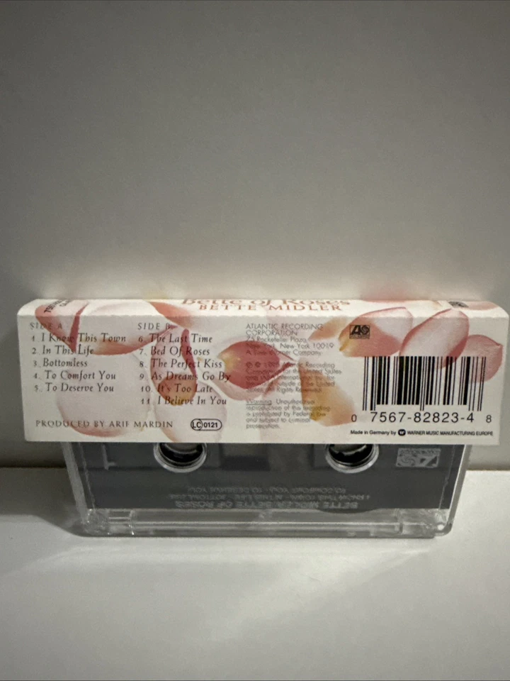 Bette Midler bette of Roses Cassette 1995 Atlantic Records-B5 - Image 2 of 4