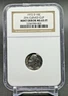 1972-D Rosevelt Dime 10c 25% Curved Clip MINT ERROR NGC MS65 FT