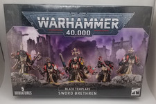 Warhammer 40K Space Marines - Black Templars Sword Brethren New/Sealed Box 