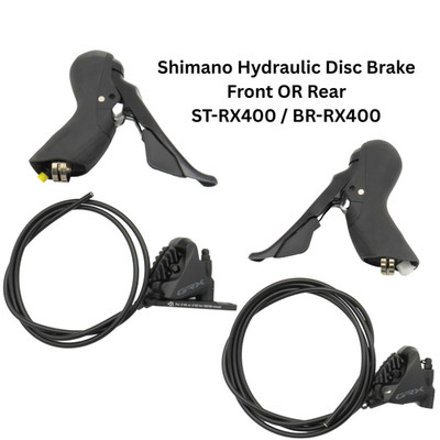 Shimano Hydraulische Scheibenbremse Set ST/BR-RX400 GRX vorne oder hinten 2x10 fach -H
