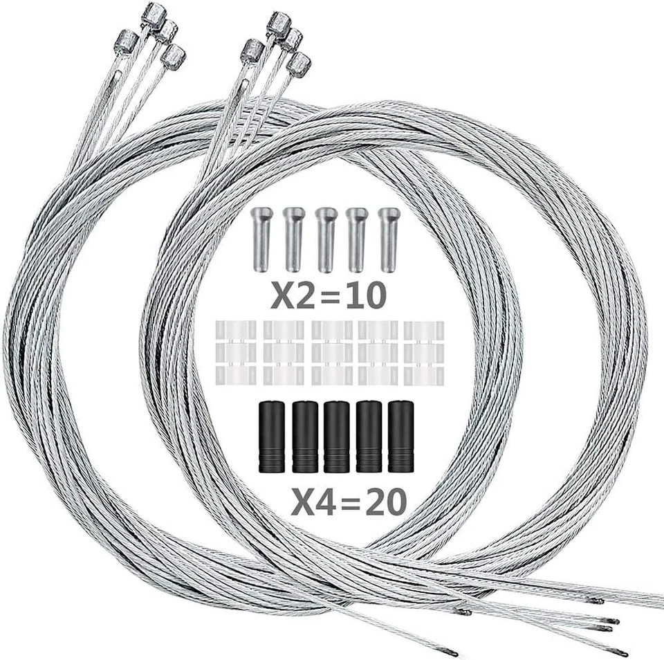 Complete 10PCS Bike Shift Cable + O-Rings & End Caps - Ultimate Cycling Solution - Image 3 of 4