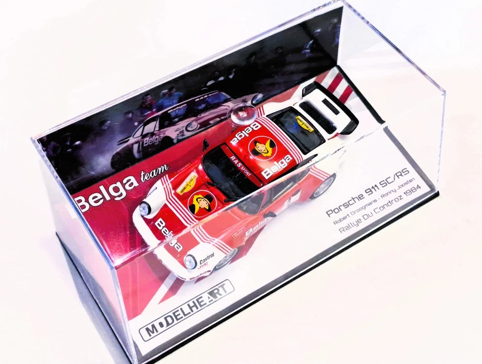 1:43 Porsche 911 SCRS Gruppe B Sieger Condroz 1984 Aufkleber BELGA Decals - Bild 2 von 4