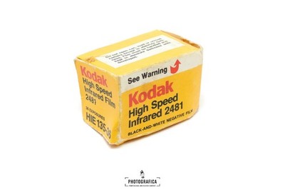 Kodak High Speed Infrared 2481 Black & White Negative 35mm 36exp. Expired 09/86