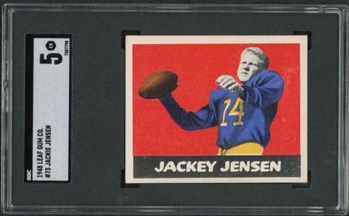 Jackie Jensen #73 1948 Leaf card