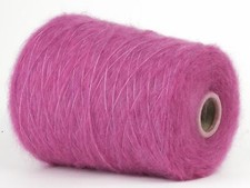69,50 €/Kg Flauschgarn * Konengarn Flauschwolle * 75% Merino * Begonia * Nm 5,7