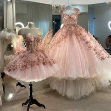 Princess Quinceanera Dresses Ball Gown Sweet 15 Party Pageant Crystal Beads