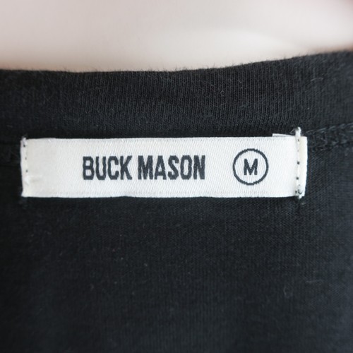 Camicia Buck Mason Henley Uomo M 100% Cotone Nero - Foto 7 di 8
