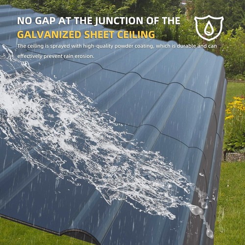 Outdoor Carport Heavy Duty Car Shelter Gazebo Garage 20x20' 30x20' 12x30' 12x25' - Picture 12 of 87
