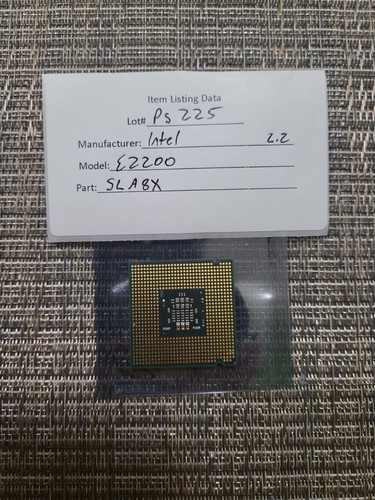 Intel Pentium SLA8X E2200 Dual Core 2.20GHz 800MHz 1MB L2 Socket LGA775 - Picture 3 of 3