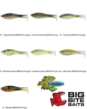 RARE Big Bite Baits BB Kicker (BBKICK4) Any 7 Colors 4.5 Inch Swim Bait