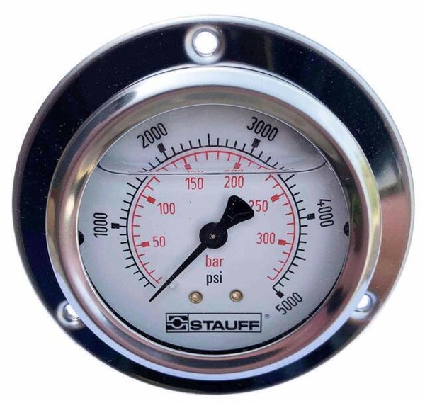 STAUFF 2.5" Face 5000 PSI Analog Pressure Gauge for sale online eBay